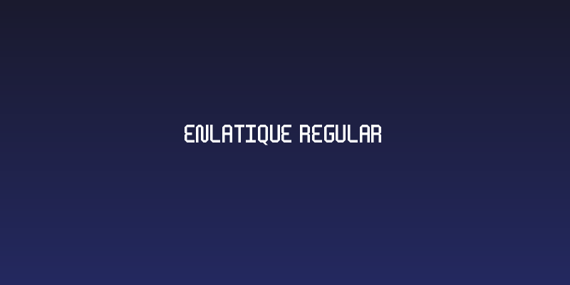 Enlatique Regular Social Header
