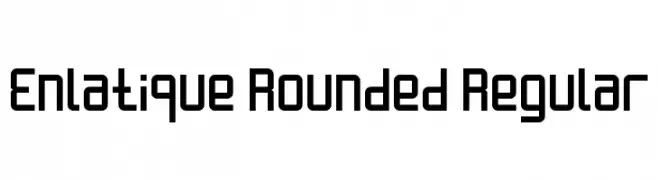 Enlatique Rounded Regular  Fuentes Gratis Descargar