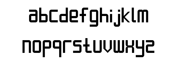 Enlatique Rounded Regular Font LOWERCASE