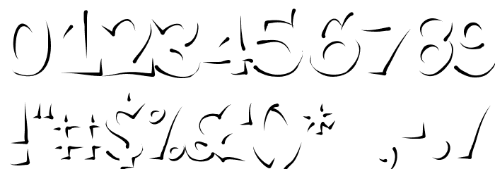 Enlighten Font OTHER CHARS