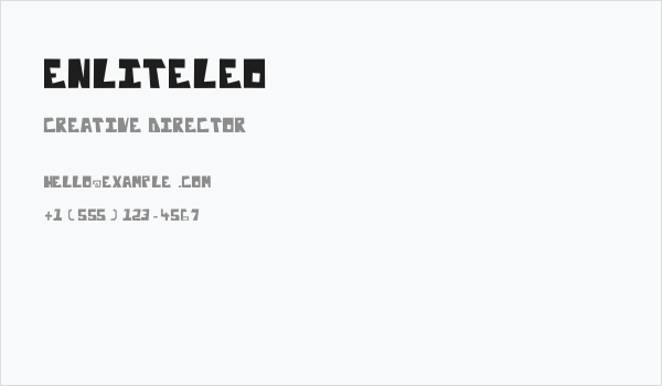 Enliteleo Business Card