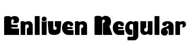 Enliven Regular Fonte