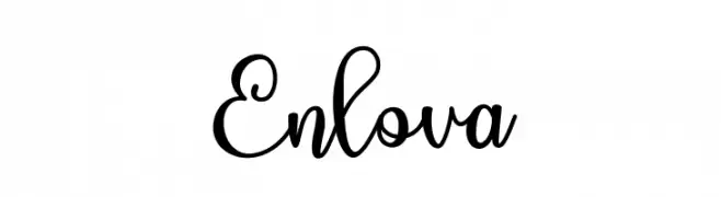 Enlova  font caratteri gratis