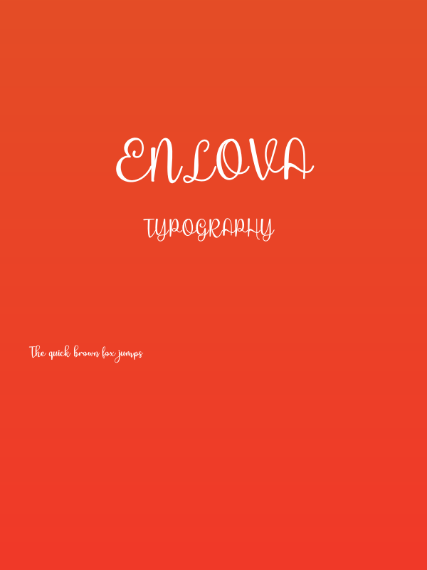 Enlova Poster