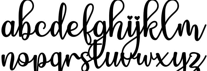 Enlova Font LOWERCASE