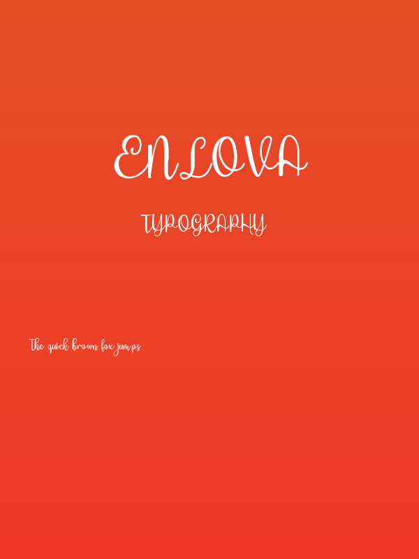 Enlova Poster