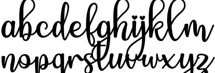 Enlova Font LOWERCASE