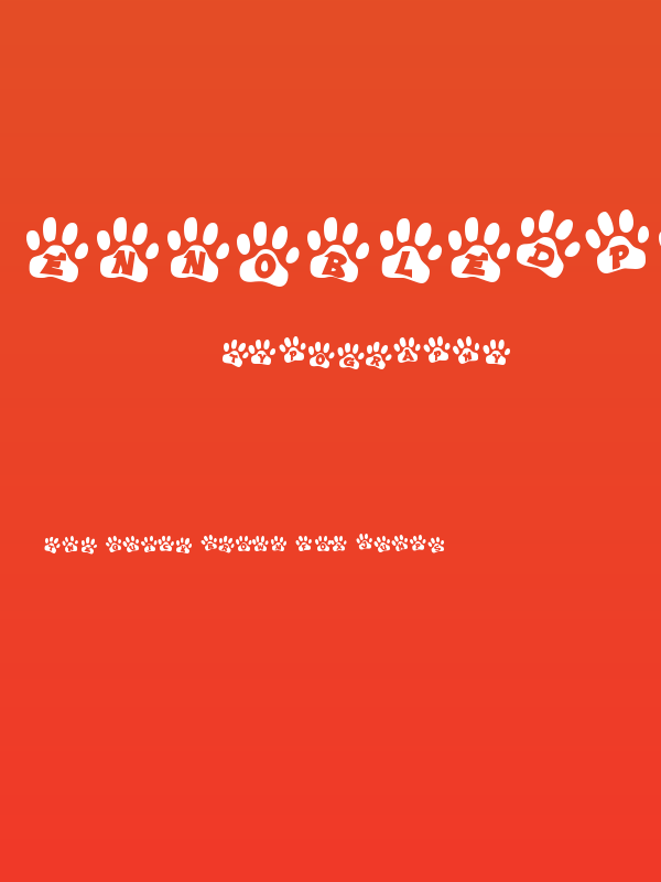EnnobledPet-Regular Poster