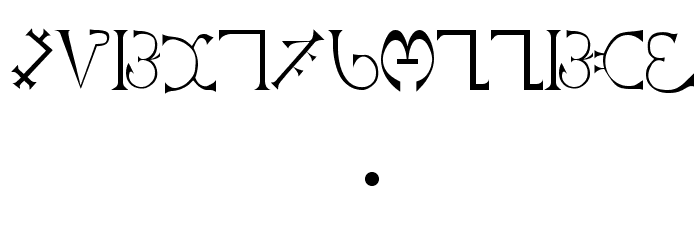Enochian Plain Font OTHER CHARS