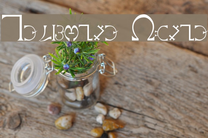 Enochian Plain Font examples