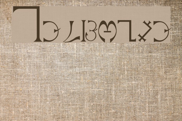 Enochian Font examples