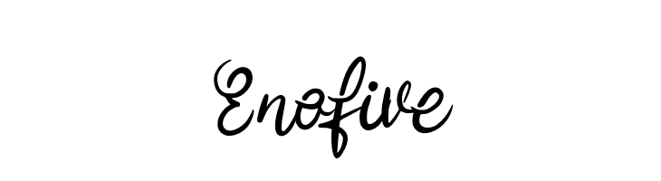 Enofive  font caratteri gratis