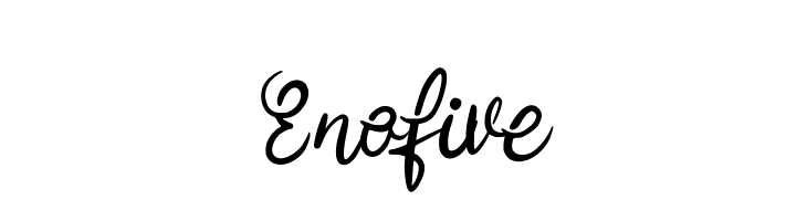 Enofive  font caratteri gratis