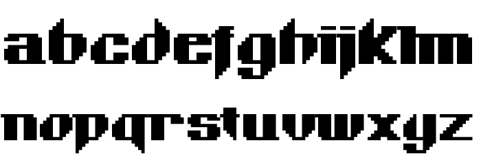 Enopstal Font LOWERCASE