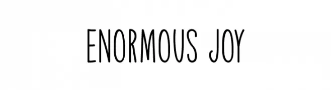 Enormous Joy  تنزيل الخطوط