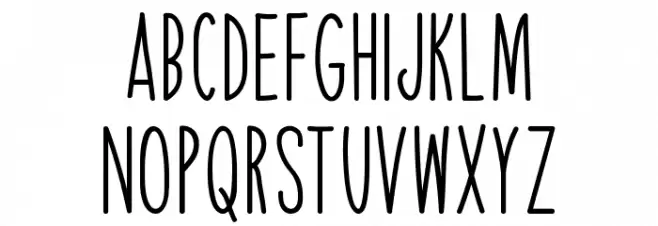 Enormous Joy Font LOWERCASE