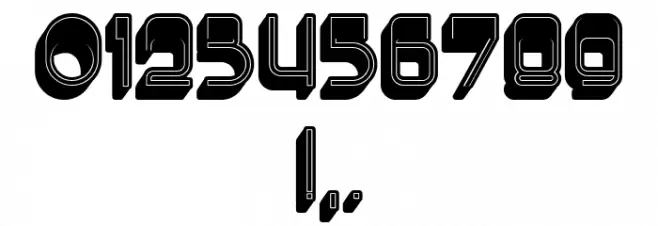 Enough Filled Regular Font OTHER CHARS