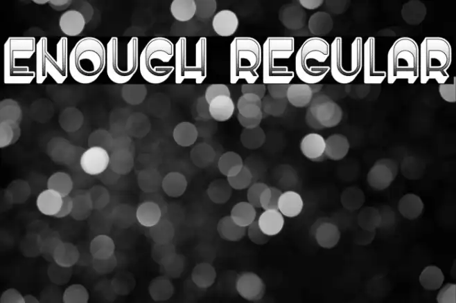 Enough Regular Example 1