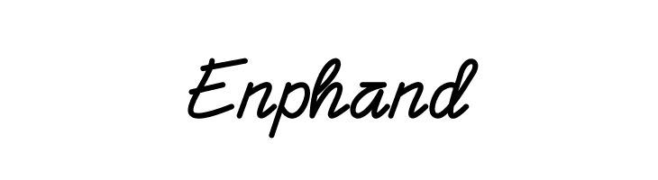 Enphand  免费字体下载