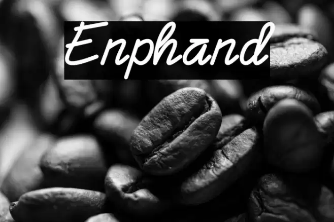Enphand Font examples
