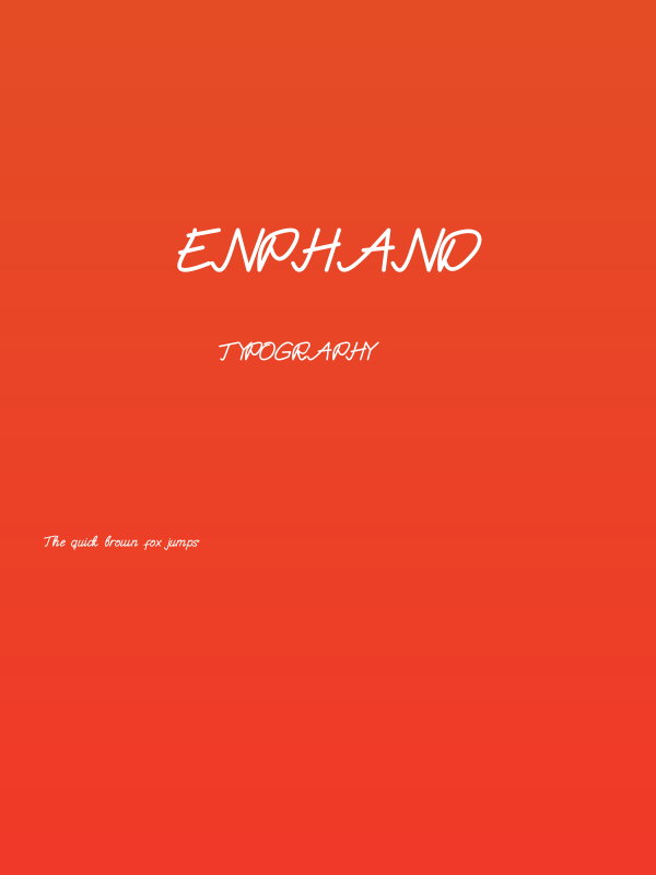 Enphand Poster