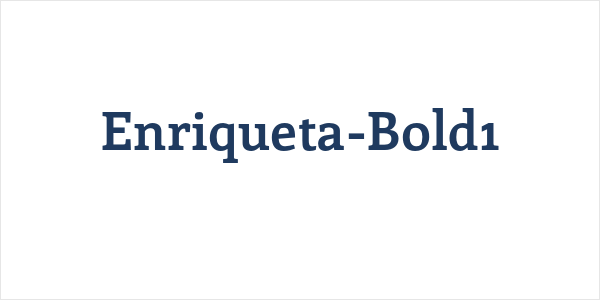 Enriqueta-Bold1 Logo