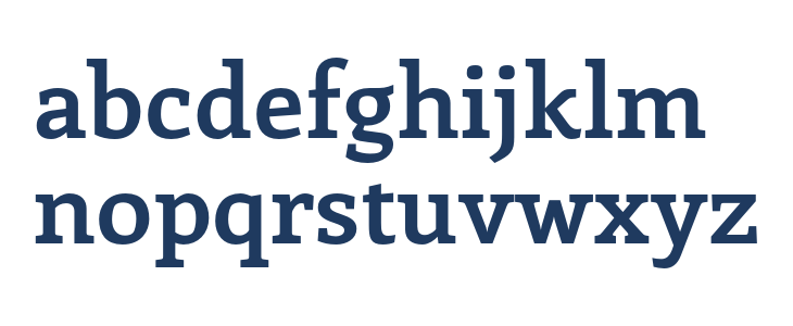 Enriqueta-Bold1 Lowercase