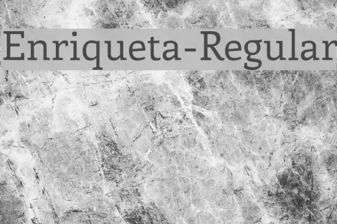 Enriqueta-Regular Example 1