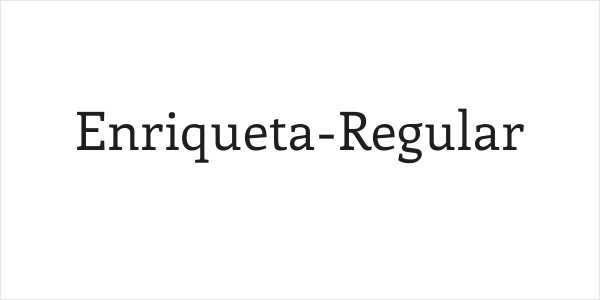 Enriqueta-Regular Logo