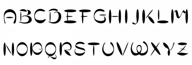 Ensei Normal Schriftart Groß