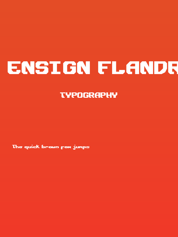 Ensign Flandry Bold Poster