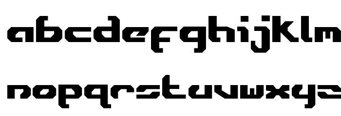 Ensign Flandry Bold Schriftart Kleinbuchstaben