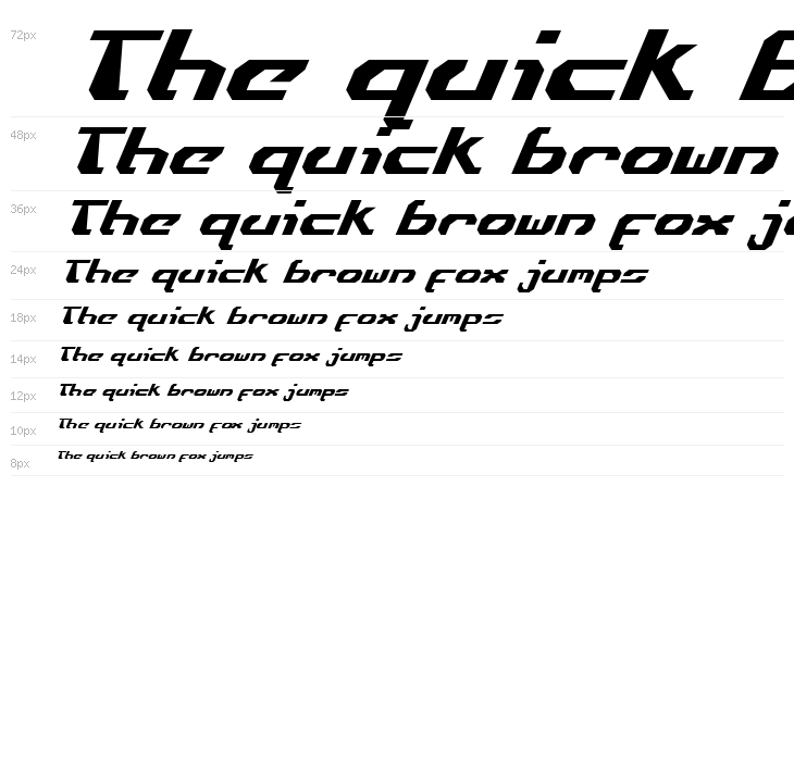 Ensign Flandry Italic Waterfall