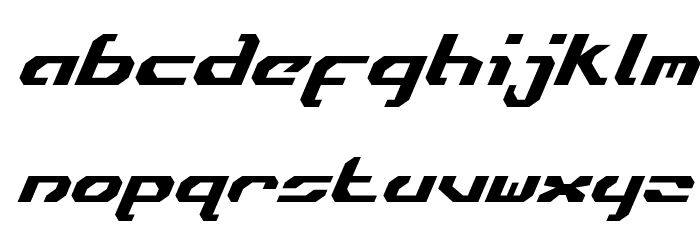 Ensign Flandry Italic Font LOWERCASE