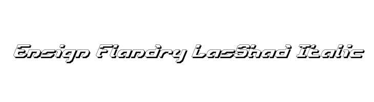 Ensign Flandry LasShad Italic لخطوط تنزيل