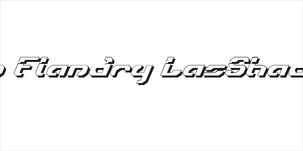 Ensign Flandry LasShad Italic Logo