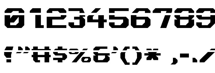 Ensign Flandry Laser Font OTHER CHARS