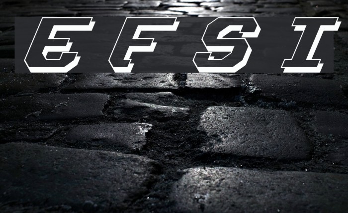 Ensign Flandry Shadow Italic Font examples