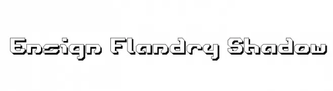 Ensign Flandry Shadow  フリーフォントのダウンロード