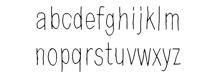 Ensimmainen kevat Font LOWERCASE