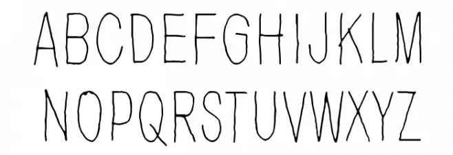 Ensimmainen kevat Schriftart Groß
