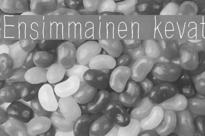 Ensimmainen kevat Font examples