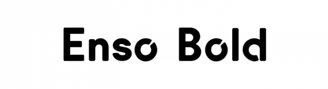 Enso Bold  Descarca Fonturi Gratis