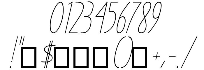 Ensure Medium Italic Font OTHER CHARS
