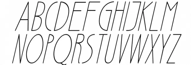 Ensure Medium Italic Caratteri MAIUSCOLE