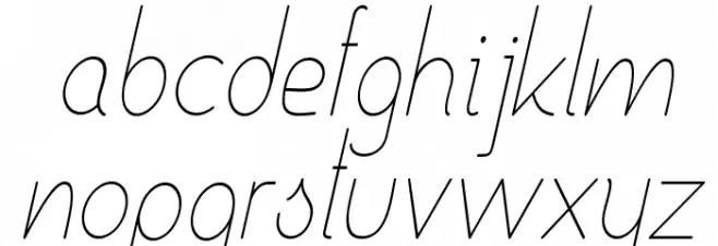 Ensure Medium Italic 字体 小写