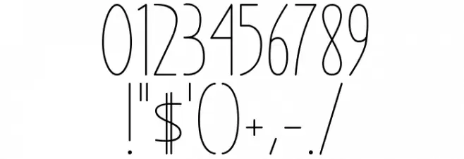 Ensure Medium Font OTHER CHARS