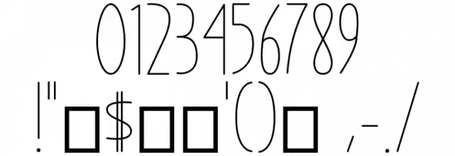 Ensure Medium Font OTHER CHARS