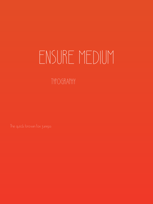 Ensure Medium Poster