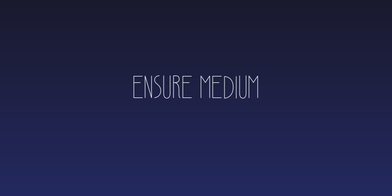 Ensure Medium Social Header